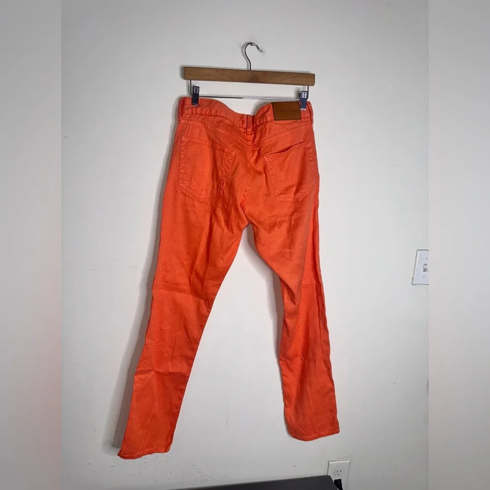 Ralph Lauren Purple Label Orange Pants - Picture 2 of 10